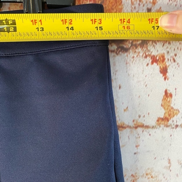 Forever 21 Navy Blue Zip Back High Waist Dress Mini Shorts Large - Picture 5 of 7